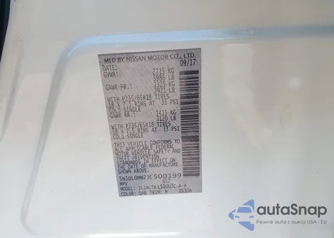 2018 Infiniti Qx60 from USA, damaged, VIN 5N1DL0MN2JC500199